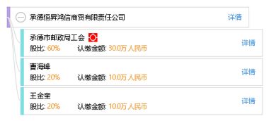 承德恒昇鴻信商貿(mào)有限責(zé)任公司 工商信息、信用報(bào)告與商務(wù)咨詢服務(wù)
